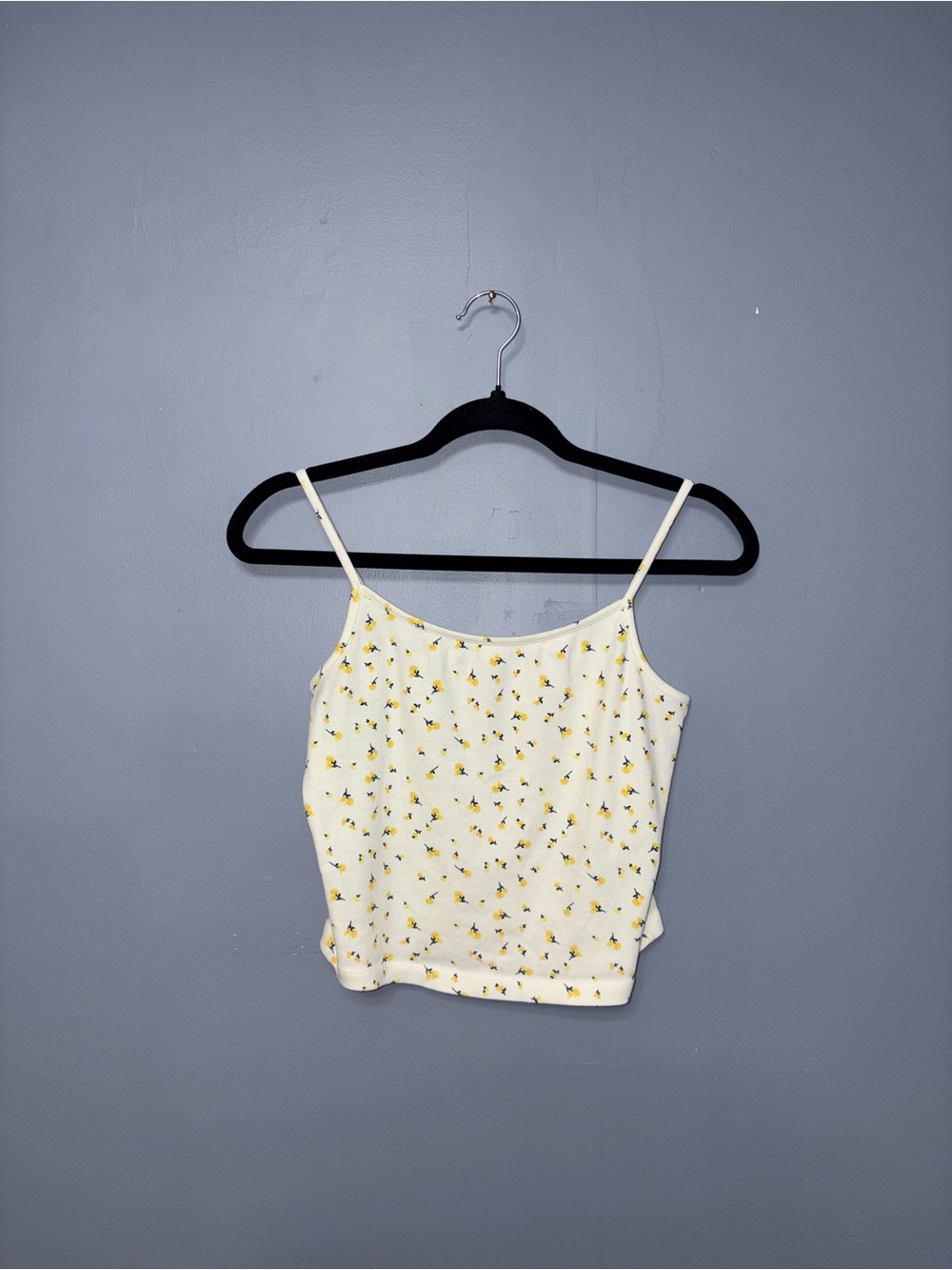 Only | White Floral Cropped TankTop